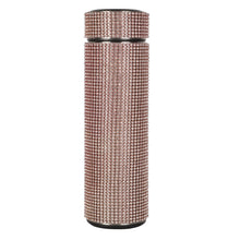 Load image into Gallery viewer, Rhinestone Stainless Steel Smart Temperature Water Bottle