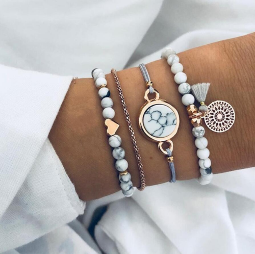 Four Piece Bracelet Set