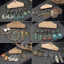 Load image into Gallery viewer, 3 Pairs Bohemian Earrings
