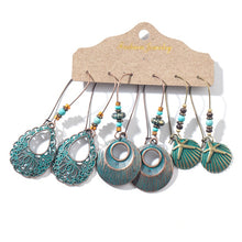 Load image into Gallery viewer, 3 Pairs Bohemian Earrings
