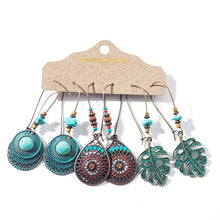 Load image into Gallery viewer, 3 Pairs Bohemian Earrings
