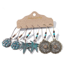 Load image into Gallery viewer, 3 Pairs Bohemian Earrings
