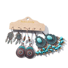 Load image into Gallery viewer, 3 Pairs Bohemian Earrings
