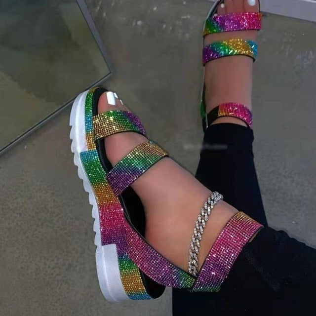 Rhinestone Sandals